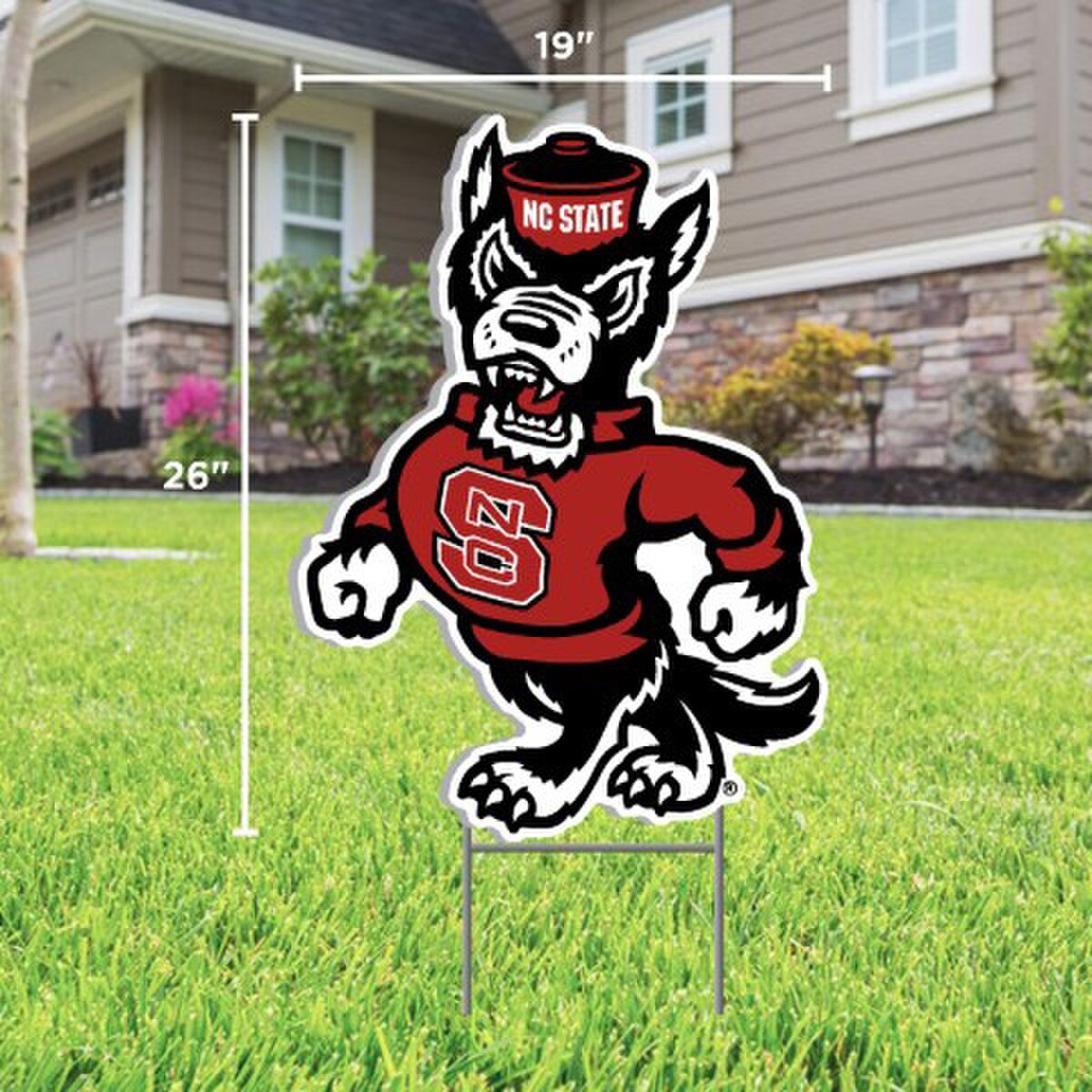 Yard Sign - Strutting Wolf